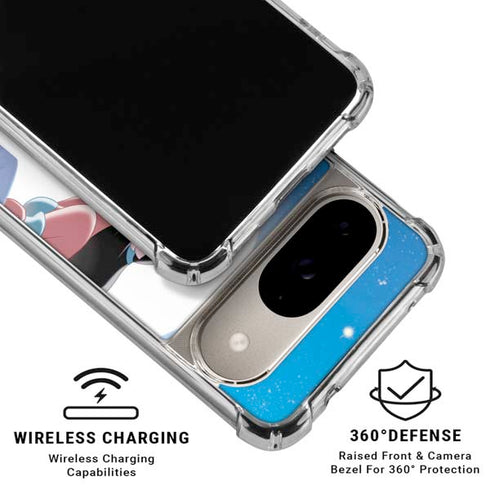Disney Aladdin and Princess Jasmine Kiss Google Pixel 10 Clear Case